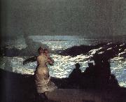 Winslow Homer A summer night oil painting reproduction